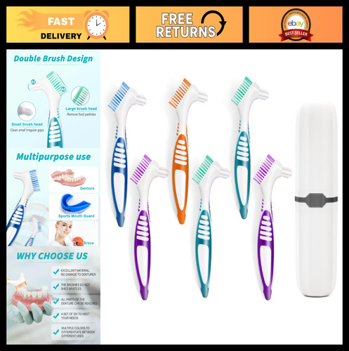 Pcs denture brush set - 6,