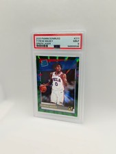 2020-21 Donruss Green Laser #211 Tyrese Maxey RC Rated Rookie PSA 9 MINT
