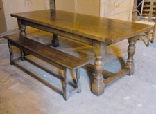 Rustic Refectory Table Bench
