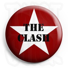 The Clash - Star - Button