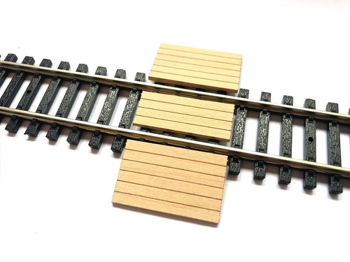 Laser cut real wood railway - real,