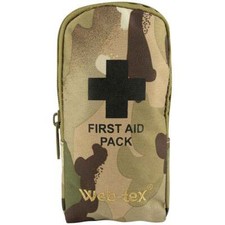 Web-Tex Small First Aid Kit Camouflage Medical Waterproof Pouch Military Hiking