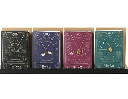 Tarot necklace gift card - &,