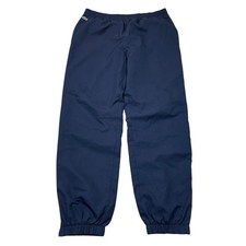 Lacoste Sport Tracksuit Bottoms Y2K Drawstring Zip Pockets Blue Mens XL