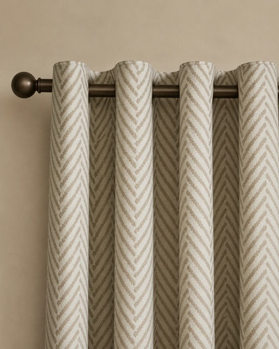Textured herringbone eyelet - textured,