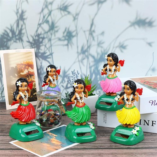 Hula girl solar dashboard - girl,