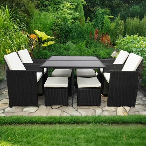 Seater rattan garden dining - rattan,