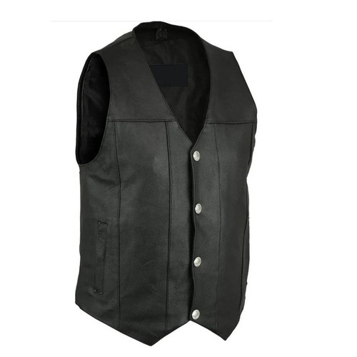 Men black genuine leather - genuine,
