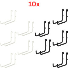 10x IKEA SKÅDIS Pegboard Hook – Metal Wall Storage Accessory Clip White or Black