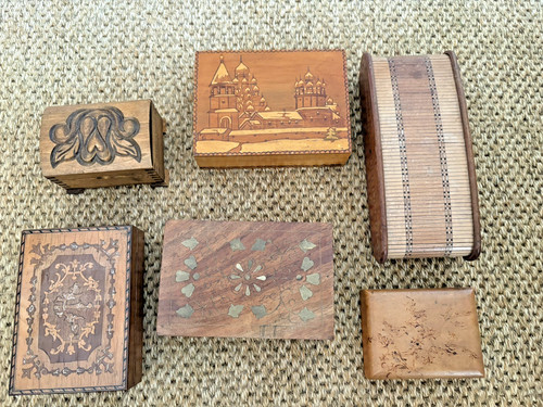 Job lot vintage wooden - of,
