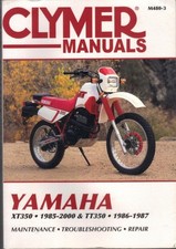 YAMAHA XT350 & TT350,CLYMER