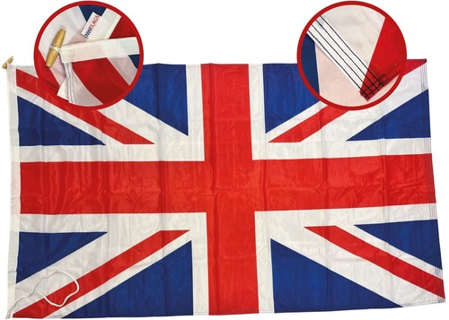 Union jack flag 5ft 3ft - 5ft,