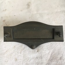 antique vintage brass letter