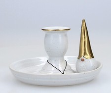 SWEDISH STUDIO POTTERY CANDLESTICK Ruth Vetter Tomte / Gonk Design