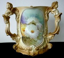 Royal Doulton Large Tyg3 Handled Mug Loving Cup Hand Painted Signed C Hart C1899