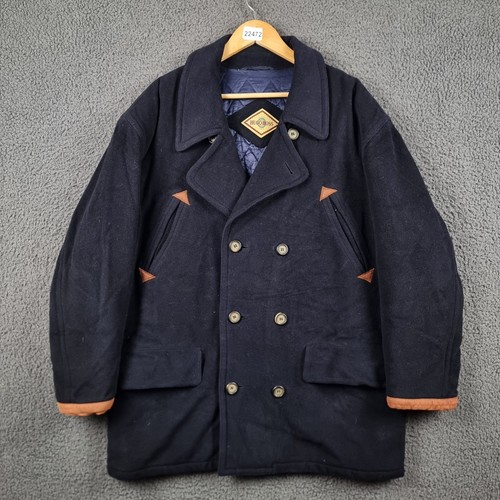 Vintage hugo boss pea coat - vintage,