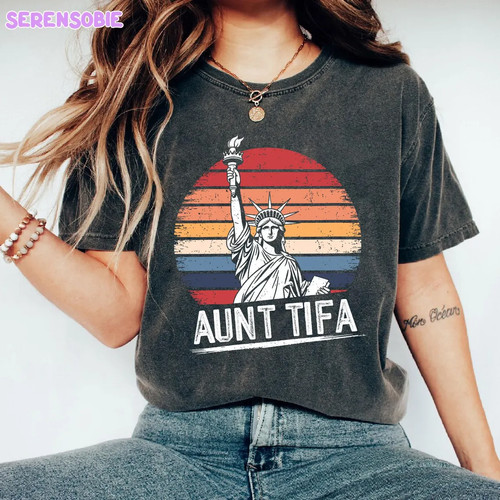Aunt tifa shirt - aunt, shirt,