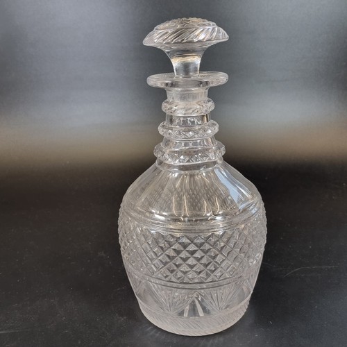 Antique 19thc glass decanter - 19thc,