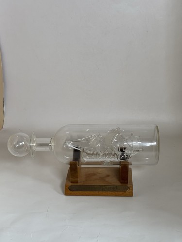 Lichfield glass ship bottle - lichfield,