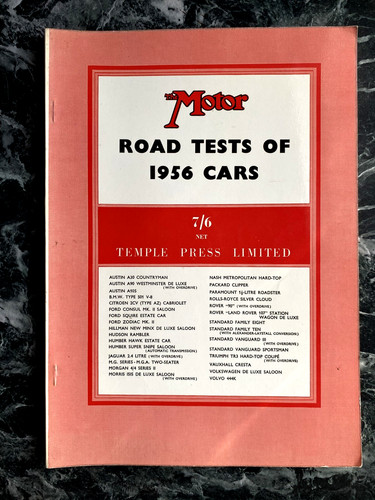 The motor road test annual - the,
