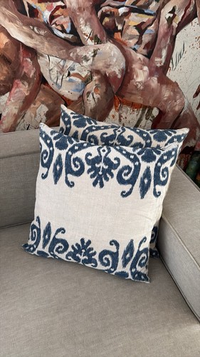 Pair oka cushions with - pair,