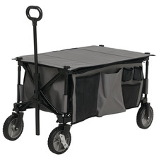 Outsunny Folding Wagon Garden