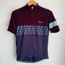 Rapha Merino Wool Classic Climbs Jersey Men Medium Purple Short Sleeve Cambasque