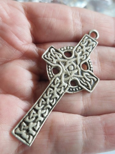 Silver celtic cross co - cross, &