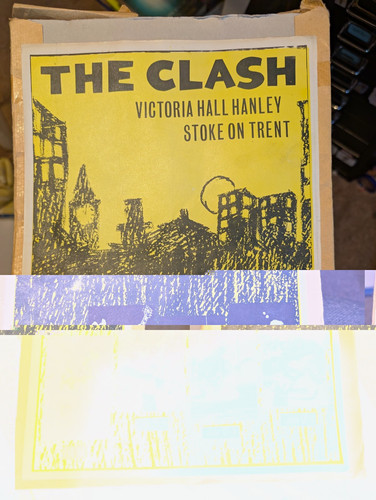 The clash rock gig - the,