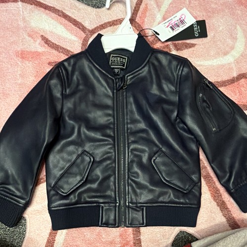 Guess boys black faux - guess,