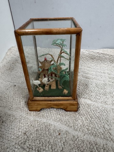 Vintage chinese diorama cork - chinese,