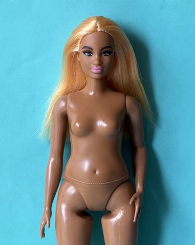 Barbie doll curvy orange - barbie,