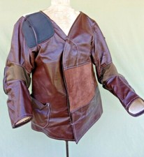 Vintage Hawkeye Sports USA Heavy Leather Suede Shooting Jacket Size 42" ??