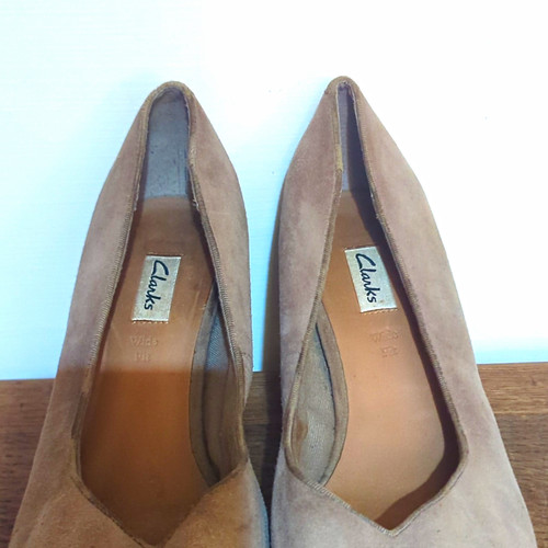 Clarks women beige - women’s, suede
