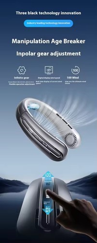 Portable neck fan - neck, with