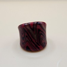 Red & Black Vintage Murano