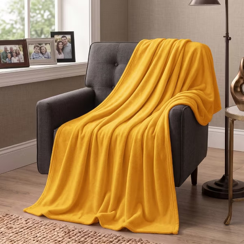 260 gsm luxury fleece blanket - gsm,