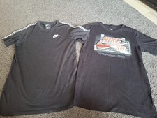 Boys Nike Tshirt X2 Boys Large Black Age 12/13 Years