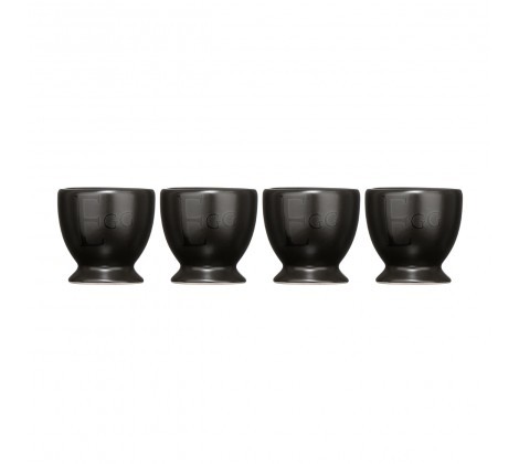 Black ceramic text jars - ceramic,
