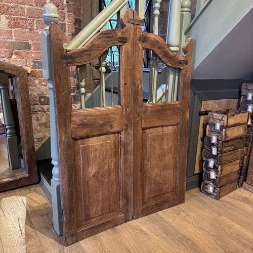 Pair vintage wooden gates - wooden,