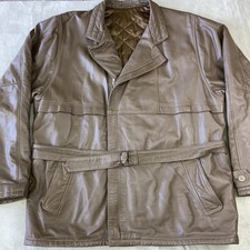 Vintage CP Leather Car Coat