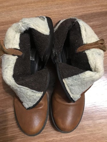 Women dune boots brown leather - women,