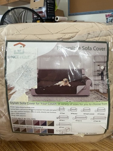 Nice reversible sofa cover - u,