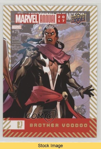 2017 upper deck marvel annual - deck,