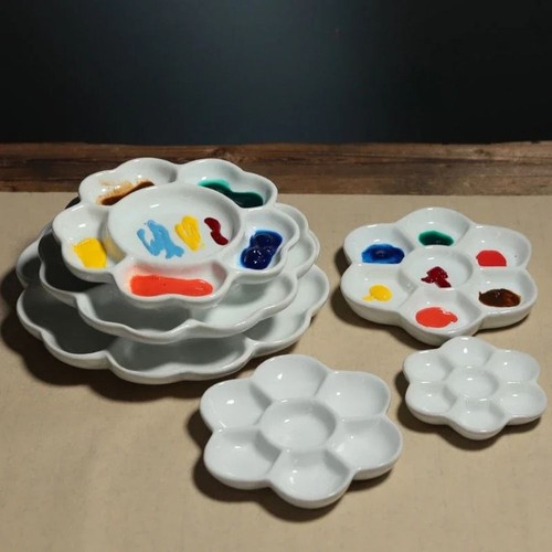 Artist palette paint ceramic - artist,