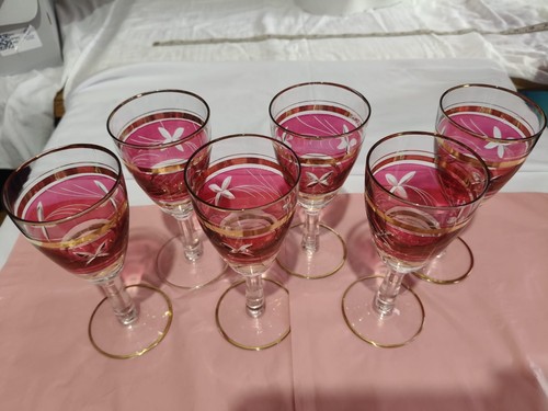 Vintage bohemian cranberry - bohemian,