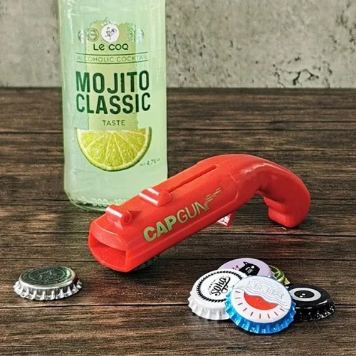 Cap gun beer bottle - cap,