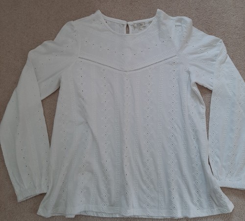Fat face top size white - face,