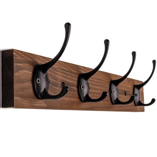 Wooden coat hooks wall mounted - coat,