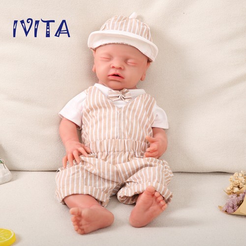 Ivita eyes closed baby - 18'',